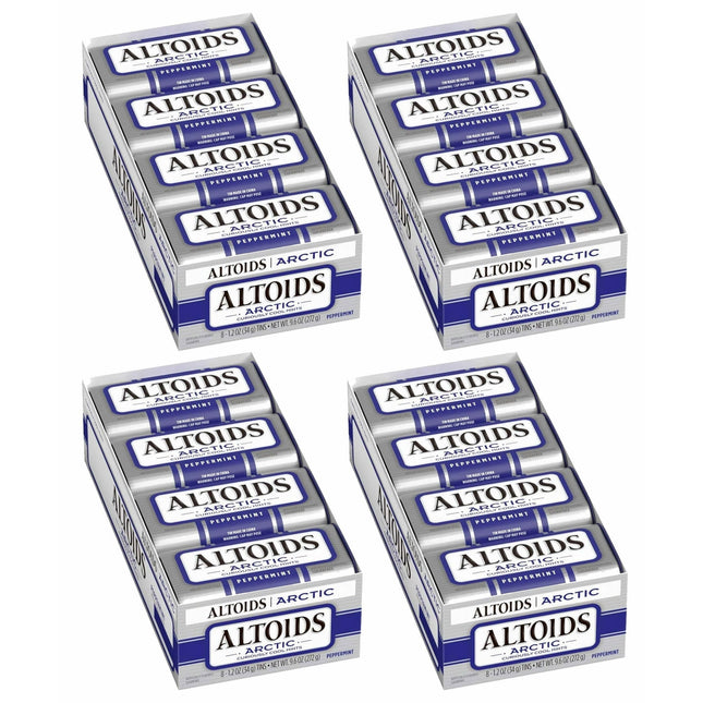 Altoids Arctic Peppermint Sugar Free Breath Mints Tin 1.2oz (32 Pack) - Food & Beverages > Sweets Chocolate Gums