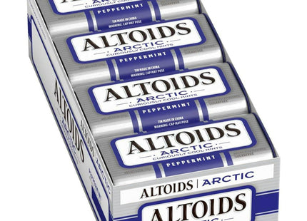 Altoids Arctic Peppermint Sugar Free Breath Mints Tin 1.2oz (8 Pack) - Food & Beverages > Sweets Chocolate Gums