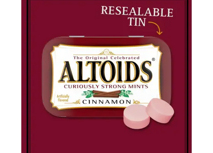 Altoids Cinnamon Breath Mints Strong 1.76 ounce (Pack Of 1) - Food Beverages & Tobacco > Items Candy Chocolate