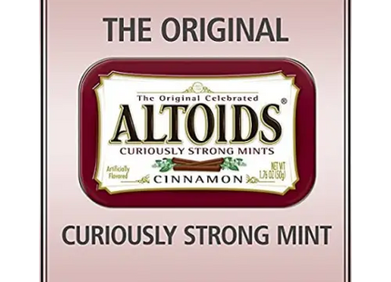 Altoids Cinnamon Breath Mints Strong 1.76 ounce (Pack Of 1) - Food Beverages & Tobacco > Items Candy Chocolate