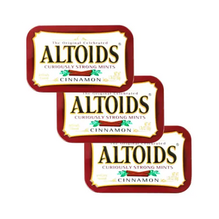 Altoids Cinnamon Breath Mints Strong 1.76 ounce (Pack Of 3) - Food Beverages & Tobacco > Items Candy Chocolate