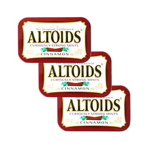 Altoids Cinnamon Breath Mints Strong 1.76 ounce (Pack Of 3) - Food Beverages & Tobacco > Items Candy Chocolate