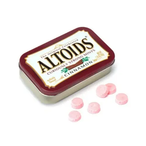 Altoids Cinnamon Breath Mints Strong 1.76 ounce (Pack Of 4) - Food Beverages & Tobacco > Items Candy Chocolate