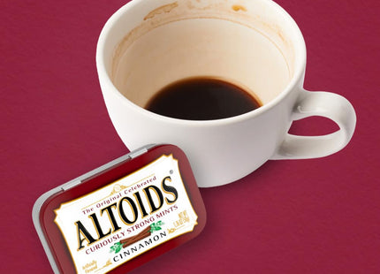 Altoids Curiously Strong Mints Cinnamon Breath Tins 1.76oz (12 Pack) - Food & Beverages > Sweets Chocolate Gums