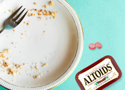 Altoids Curiously Strong Mints Cinnamon Breath Tins 1.76oz (12 Pack) - Food & Beverages > Sweets Chocolate Gums