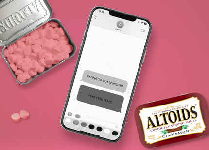 Altoids Curiously Strong Mints Cinnamon Breath Tins 1.76oz (12 Pack) - Food & Beverages > Sweets Chocolate Gums
