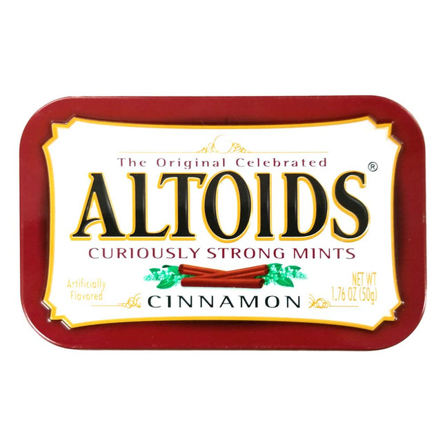 Altoids Curiously Strong Mints Cinnamon Breath Tins 1.76oz (6 Pack) - Food & Beverages > Sweets Chocolate Gums