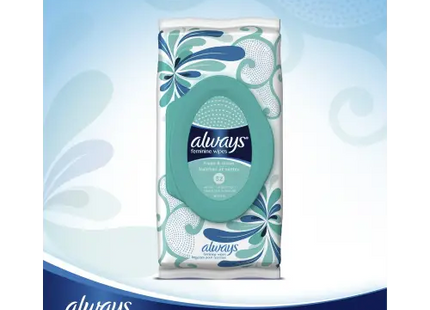 Always Feminine Wipes Fresh and Clean Scent Soft Pack 32 Count (Pack Of 2) - Health & Beauty > Personal Care Cosmetics