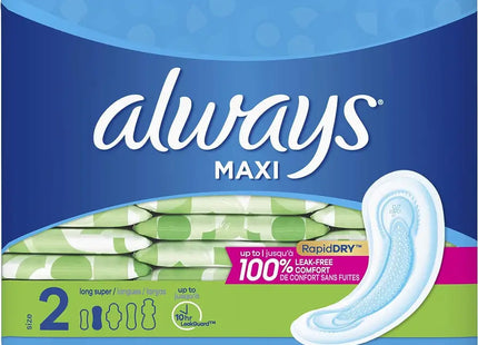 always maxi sanitary pads