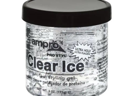 a jar of clear acryl with black lid