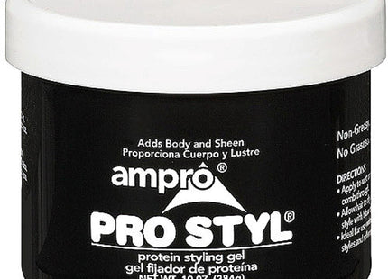 Ampro Pro Styl Regular Hold Protein Styling Gel Moisturizing 10oz (12 Pack) - Personal Care > Hair & Products