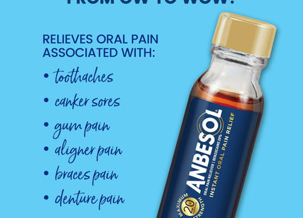 Anbesol Liquid Maximum Strength Instant Oral Pain Relief 0.41oz - Personal Care > Teething