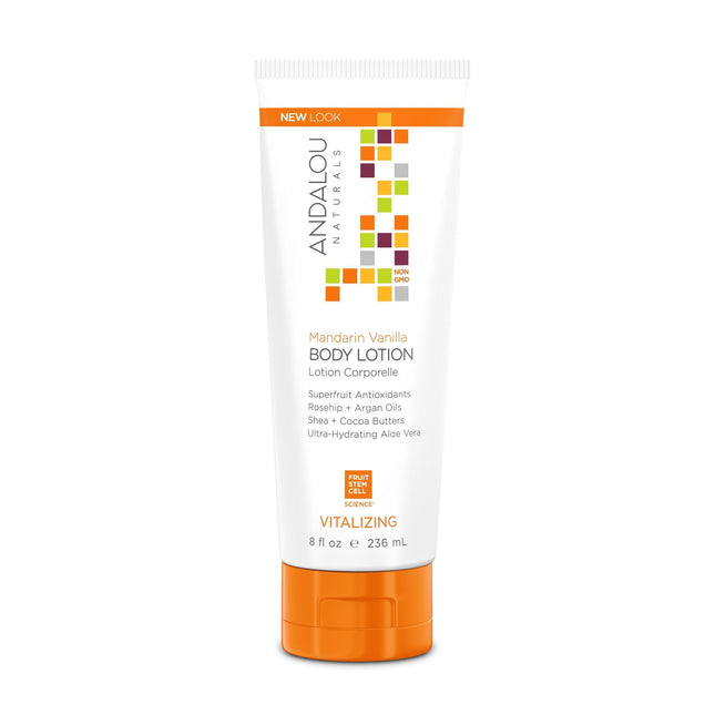 Andalou Naturals Mandarin Vanilla Vitalizing Body Lotion 8oz (6 Pack) - Personal Care > Skin & Moisturizer