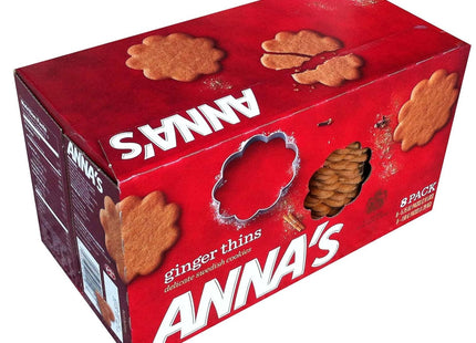 Anna’s Ginger Thins All Natural Swedish Cookies 5.25oz (12 Pack) - Food & Beverages > Sweets Chocolate Biscuits