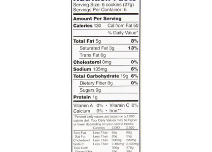 a close up of a nutrition label for a variety of foods