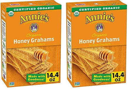 Annie’s Homegrown Organic Honey Graham Crackers 14.4 Oz (Pack Of 2) - Food Beverages & Tobacco > Items Snack Foods