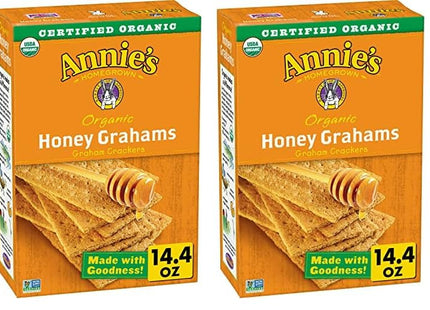 Annie’s Homegrown Organic Honey Graham Crackers 14.4 Oz (PacK Of 24) - Food Beverages & Tobacco > Items Snack Foods