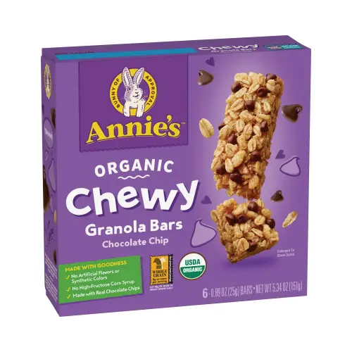 Annie’s Homegrown Organic Chewy Granola Bars Chocolate Chip 6 5.34 oz (Pack Of 2) - Food Beverages & Tobacco > Items