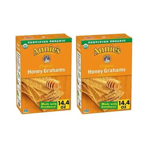 Annie’s Homegrown Organic Honey Graham Crackers 14.4 Oz (Pack Of 2) - Food Beverages & Tobacco > Items Snack Foods