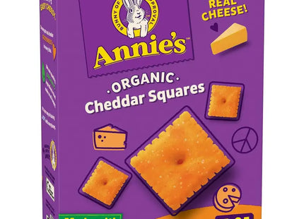 annie’s organic cheddar squares with cheese