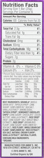 Annie’s Organic Chewy Granola Bars Chocolate Chip 6 5.34oz - Food & Beverages > Pantry Cereal