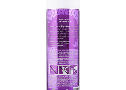 Aqua Net Professional Aerosol HairSpray Extra Super Hold Unscented 11oz (8 Pack) - Personal Care > Hair & Styling