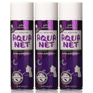 Aqua Net Professional Aerosol HairSpray Extra Super Hold Unscented 11oz (3 Pack) - Personal Care > Hair & Styling