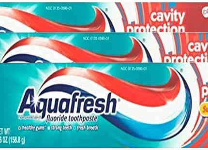 Aquafresh Cavity Protection Fluoride Toothpaste Cool Mint 5.6oz (12 Pack) - Personal Care > Oral