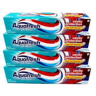 Aquafresh Cavity Protection Fluoride Toothpaste Cool Mint 5.6oz (4 Pack) - Personal Care > Oral