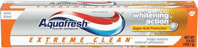 Aquafresh Extreme Clean Whitening Action Fluoride Toothpaste 5.6oz - Personal Care > Oral