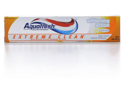 Aquafresh Extreme Clean Whitening Action Fluoride Toothpaste 5.6oz - Personal Care > Oral