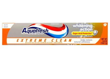 Aquafresh Extreme Clean Whitening Action Fluoride Toothpaste 5.6oz - Personal Care > Oral