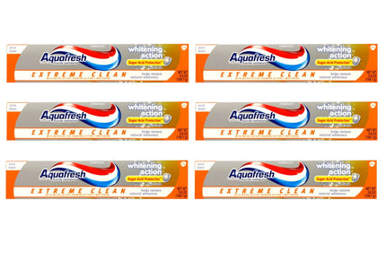 Aquafresh Extreme Clean Whitening Action Fluoride Toothpaste 5.6oz (8 Pack) - Personal Care > Oral