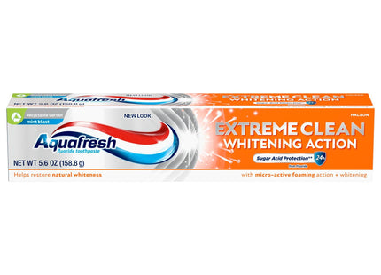 Aquafresh Extreme Clean Whitening Action Fluoride Toothpaste 5.6oz - Personal Care > Oral