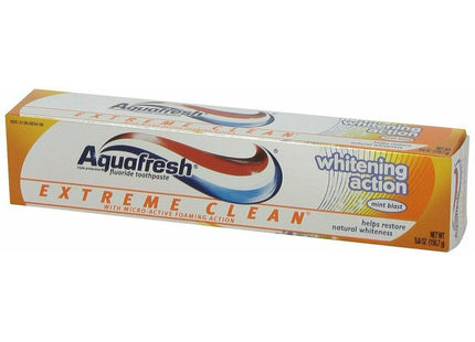 Aquafresh Extreme Clean Whitening Action Fluoride Toothpaste 5.6oz - Personal Care > Oral