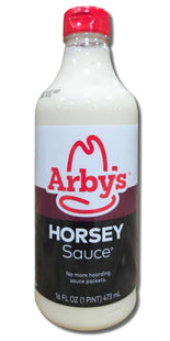 Arby’s Horsey Sauce bottles A for All Meat 16 Fluidoz - Food & Beverages > Condiments Sauces