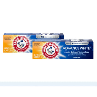 Arm and Hammer Advance White Toothpaste Stain Defense Fresh Mint 0.9oz (2 Pack) - Personal Care > Oral