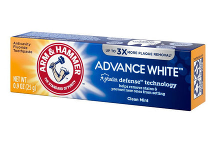 Arm and Hammer Advance White Toothpaste Stain Defense Fresh Mint 0.9oz (2 Pack) - Personal Care > Oral