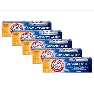 Arm and Hammer Advance White Toothpaste Stain Defense Fresh Mint 0.9oz (5 Pack) - Personal Care > Oral