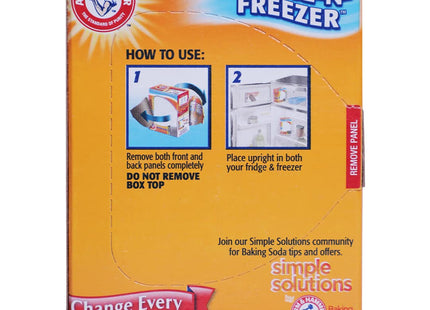 Arm & Hammer Baking Soda Fridge-n-Freezer Odor Absorber Powder 14oz (6 Pack) - Household Supplies > Cleaning Products