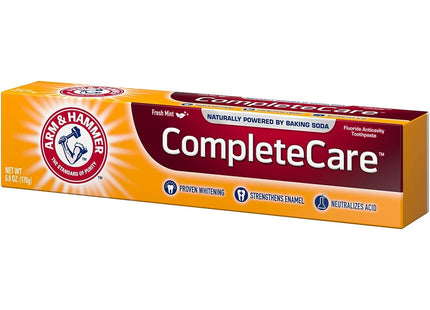 Arm & Hammer CompleteCare Fluoride Toothpaste Anticavity Mint 6oz - Personal Care > Oral