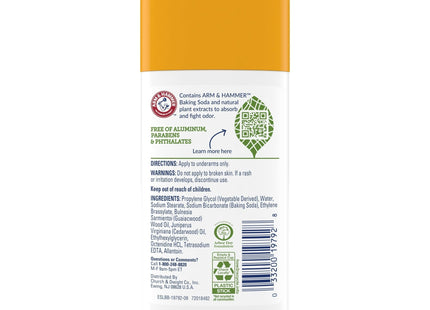 Arm & Hammer Essentials Antiperspirant Deodorant Solid Unscented 2.5oz (4 Pack) - Personal Care > Bath Body