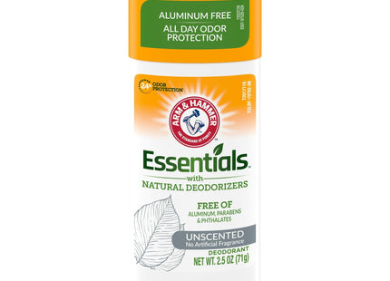 Arm & Hammer Essentials Antiperspirant Deodorant Solid Unscented 2.5oz - Personal Care > Bath Body Anti-Perspirant