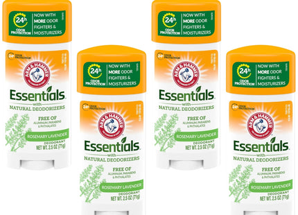Arm & Hammer Natural Essentials Deodorant Fresh Rosemary Lavender 2.5oz (4 Pack) - Personal Care > Bath Body