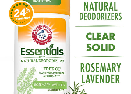 Arm & Hammer Natural Essentials Deodorant Fresh Rosemary Lavender 2.5oz (4 Pack) - Personal Care > Bath Body