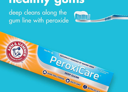 Arm & Hammer Peroxicare Tartar Control Toothpaste Clean Fresh Mint 6oz (12 Pack) - Personal Care > Oral