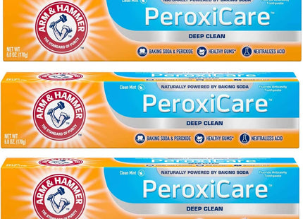 Arm & Hammer Peroxicare Tartar Control Toothpaste Clean Fresh Mint 6oz (6 Pack) - Personal Care > Oral