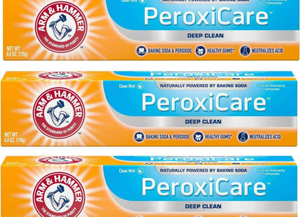 Arm & Hammer Peroxicare Tartar Control Toothpaste Clean Fresh Mint 6oz (6 Pack) - Personal Care > Oral