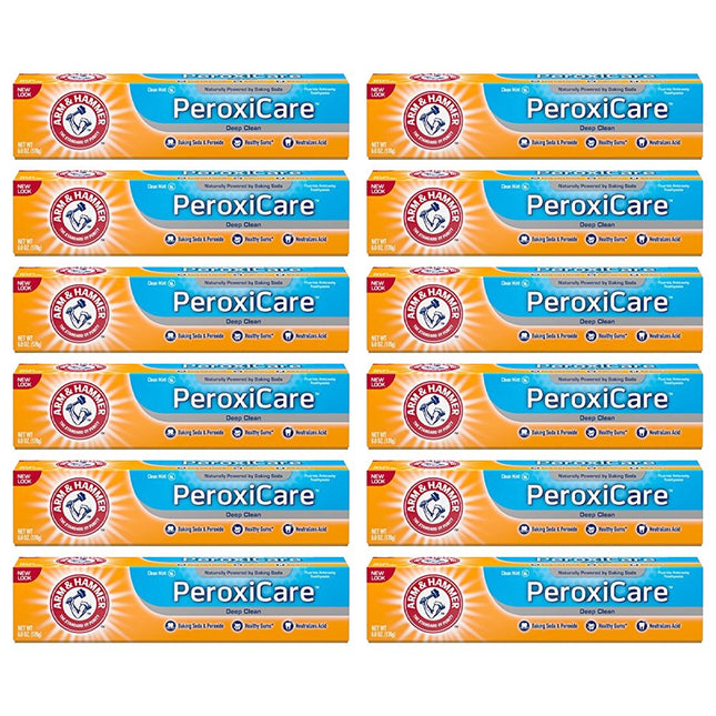 Arm & Hammer Peroxicare Tartar Control Toothpaste Clean Fresh Mint 6oz (12 Pack) - Personal Care > Oral