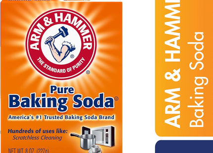 Arm & Hammer Pure Baking Soda Cleaning Deodorizing 8oz (12 Pack) - Household Supplies > Products